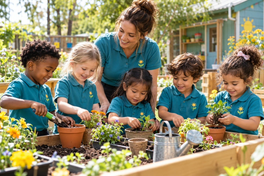 Daycare & preschool in custom uniforms