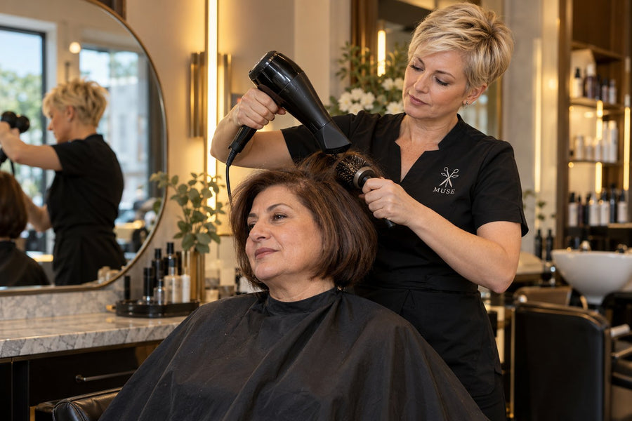 Hair salon in custom uniforms