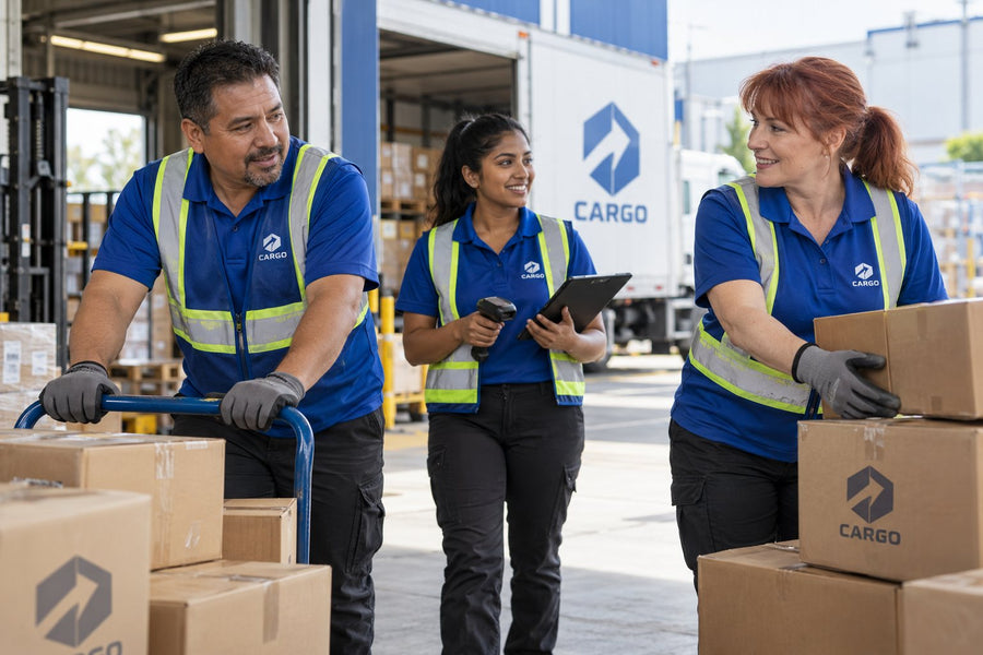 Warehouse & logistics in custom uniforms